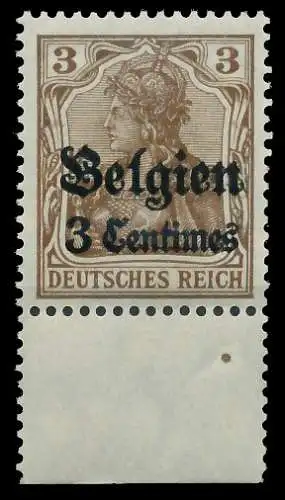 BES. 1WK LANDESPOST BELGIEN Nr 1 postfrisch 4111FA