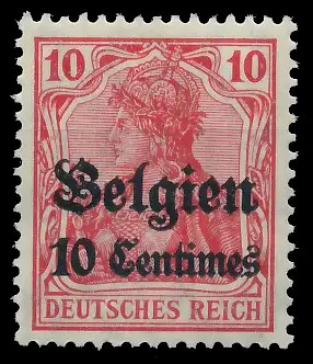 BES. 1WK LANDESPOST BELGIEN Nr 3 postfrisch 41121E