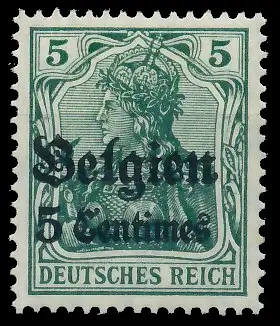 BES. 1WK LANDESPOST BELGIEN Nr 2 postfrisch 4111FE