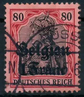 BES. 1WK LANDESPOST BELGIEN Nr 7 gestempelt gepr. 4112DA