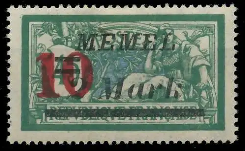 MEMEL 1923 Nr 121 ungebraucht 4113D6