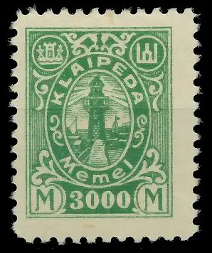 MEMEL 1923 Nr 163 ungebraucht 41149A