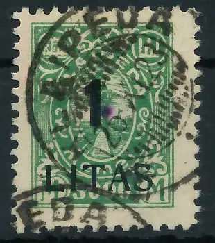 MEMEL 1923 Nr 205 gestempelt gepr. 41654E