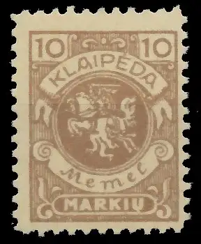 MEMEL 1923 Nr 141 postfrisch 416582