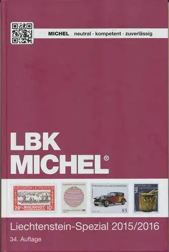 MICHEL LIECHTENSTEIN SPEZIAL 2015 2016 GEBRAUCH 416AD2