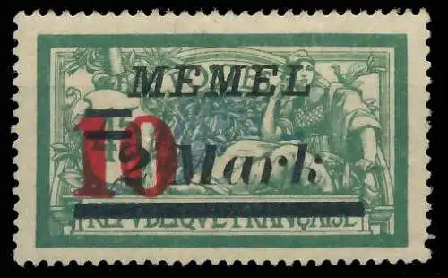 MEMEL 1923 Nr 121 ungebraucht 416B86