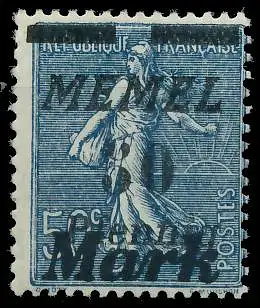 MEMEL 1923 Nr 123b ungebraucht 416B9E