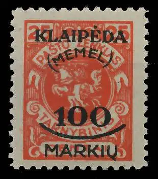 MEMEL 1923 Nr 127 postfrisch 416BD6