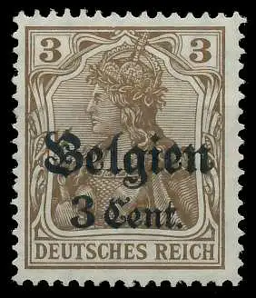 BES. 1WK LANDESPOST BELGIEN Nr 11aI postfrisch gepr. 41E81E