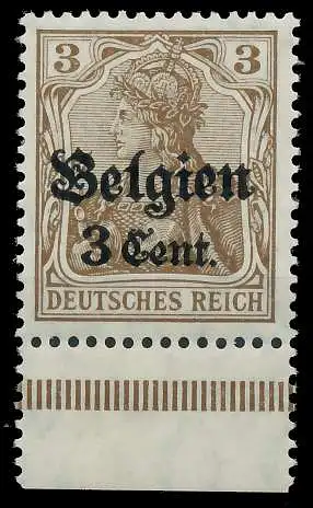BES. 1WK LANDESPOST BELGIEN Nr 11aI postfrisch URA 41E82E