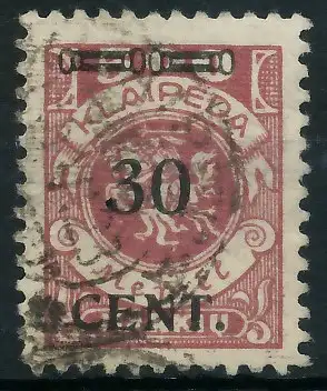 MEMEL 1923 Nr 175I gestempelt gepr. 41E8B2