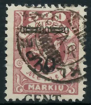 MEMEL 1923 Nr 175Ie gestempelt gepr. 41E8BE