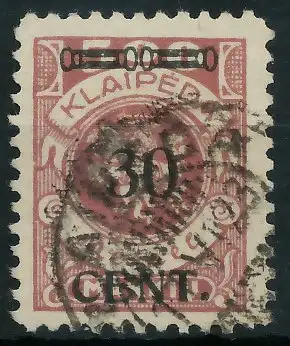 MEMEL 1923 Nr 175I gestempelt gepr. 41E8BA