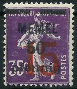 MEMEL 1921 Nr 48 postfrisch 41E9AE