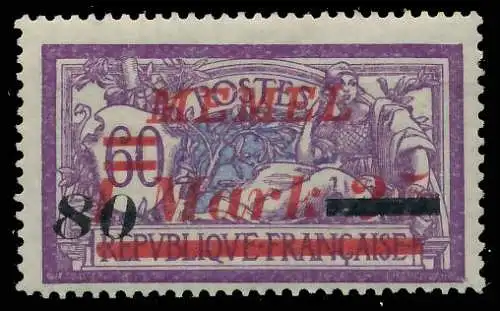 MEMEL 1922 Nr 120 ungebraucht 41E9D6