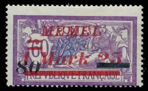 MEMEL 1922 Nr 120 ungebraucht 41E9D2