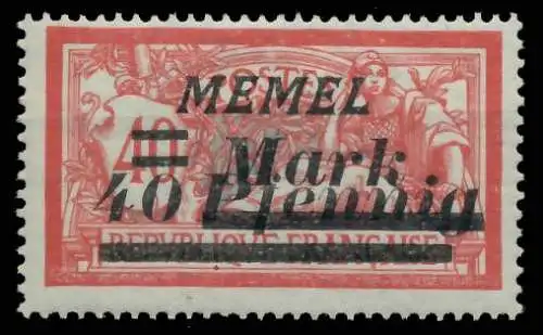 MEMEL 1922 Nr 119 ungebraucht 41E9BE