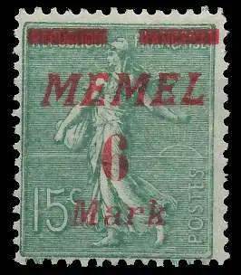 MEMEL 1922 Nr 111 ungebraucht 41EAAA