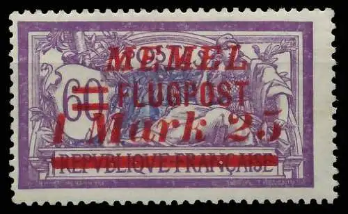 MEMEL 1922 Nr 100 ungebraucht 425B22