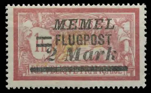 MEMEL 1922 Nr 102 ungebraucht 425B5E