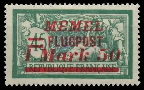 MEMEL 1922 Nr 101IV ungebraucht 425B9A