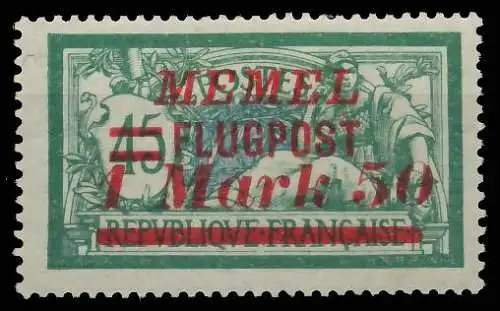 MEMEL 1922 Nr 101 ungebraucht 425B9E