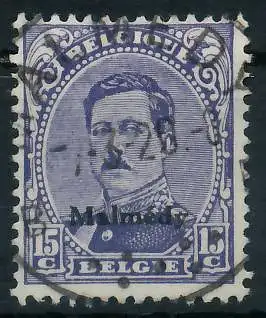 BELGISCHE BES.-POST MALMEDY Nr 5 zentrisch gestempelt 425DD2