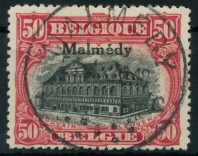 BELGISCHE BES.-POST MALMEDY Nr 10 zentrisch gestempelt 425E2A