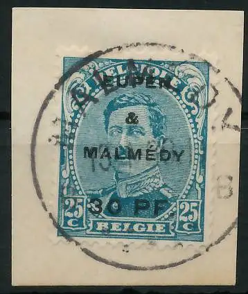 BELGISCHE BES.-POST EUPEN MALMEDY Nr 5 zentrisch gestempelt 42613E
