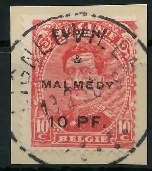 BELGISCHE BES.-POST EUPEN MALMEDY Nr 2 zentrisch gestempelt 42610E