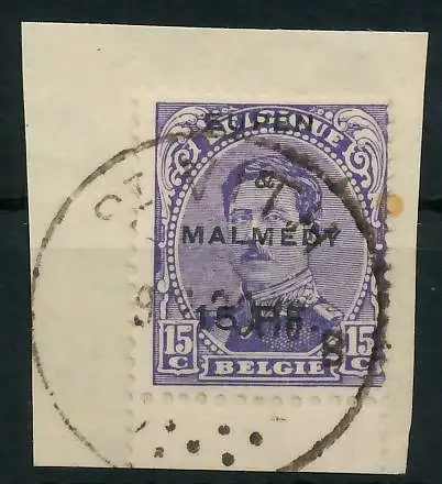 BELGISCHE BES.-POST EUPEN MALMEDY Nr 3 zentrisch gestempelt 42611A