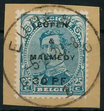 BELGISCHE BES.-POST EUPEN MALMEDY Nr 5 zentrisch gestempelt 42D296