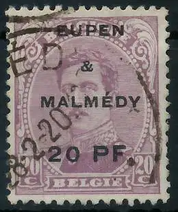 BELGISCHE BES.-POST EUPEN MALMEDY Nr 4 postfrisch 42D28E
