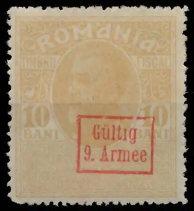 BES. 1WK D-MV RUMÄNIEN Nr F12 7y ungebraucht 42D342