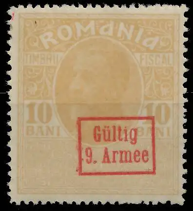 BES. 1WK D-MV RUMÄNIEN Nr F12 7y ungebraucht 42D346