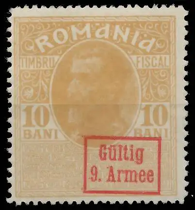 BES. 1WK D-MV RUMÄNIEN Nr F12 7y ungebraucht 42D33A