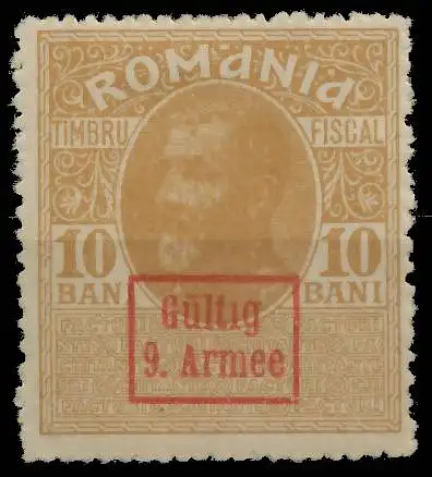 BES. 1WK D-MV RUMÄNIEN Nr F12 7y ungebraucht 42D32E