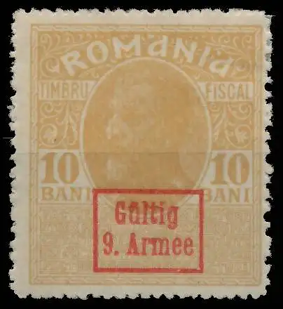 BES. 1WK D-MV RUMÄNIEN Nr F12 7y ungebraucht 42D34E