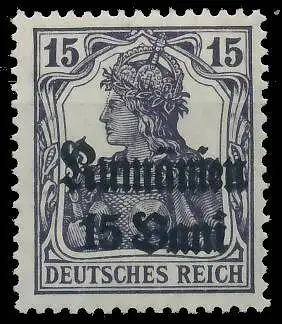 BES. 1WK D-MV RUMÄNIEN Nr 10 ungebraucht 42D6EA