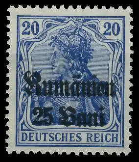 BES. 1WK D-MV RUMÄNIEN Nr 11a postfrisch gepr. 42D772