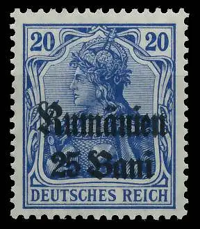 BES. 1WK D-MV RUMÄNIEN Nr 11a postfrisch gepr. 42D782