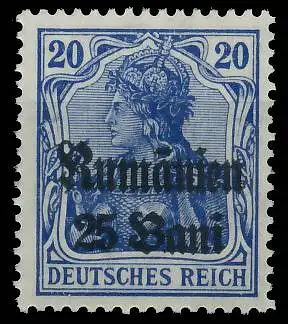 BES. 1WK D-MV RUMÄNIEN Nr 11a postfrisch gepr. 42D76E