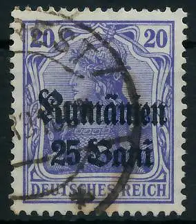 BES. 1WK D-MV RUMÄNIEN Nr 11b gestempelt 42D84A