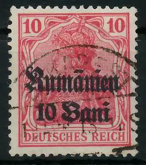 BES. 1WK D-MV RUMÄNIEN Nr 9a gestempelt 42D822