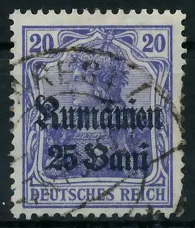 BES. 1WK D-MV RUMÄNIEN Nr 11b gestempelt 42D842