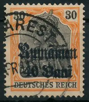 BES. 1WK D-MV RUMÄNIEN Nr 12 gestempelt 42D886