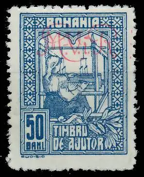 BES. 1WK D-MV RUMÄNIEN ZWANGSZUSCHLAG Nr I ungebraucht 42D90A