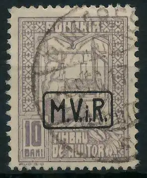 BES. 1WK D-MV RUMÄNIEN ZWANGSZUSCHLAG Nr K4 gestempelt 42D996