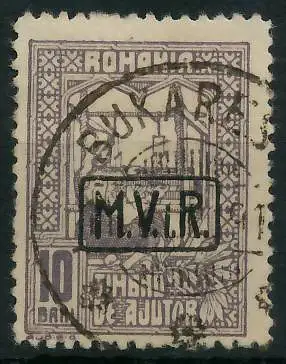 BES. 1WK D-MV RUMÄNIEN ZWANGSZUSCHLAG Nr K4 gestempelt 42D992