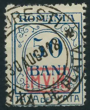 BES. 1WK D-MV RUMÄNIEN PORTO Nr 5 gestempelt 43494A